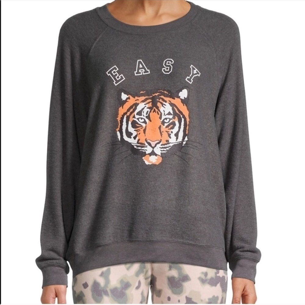 WILDFOX Easy Tiger Sommers Asphalt Gray Sweatshirt